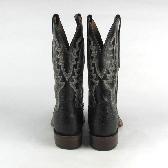 New LUCCHESE Ostrich Classic Garrett Boots 12 D - Picture 3 of 8